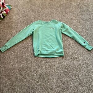 Champion Light Green Crewneck Sweatshirt